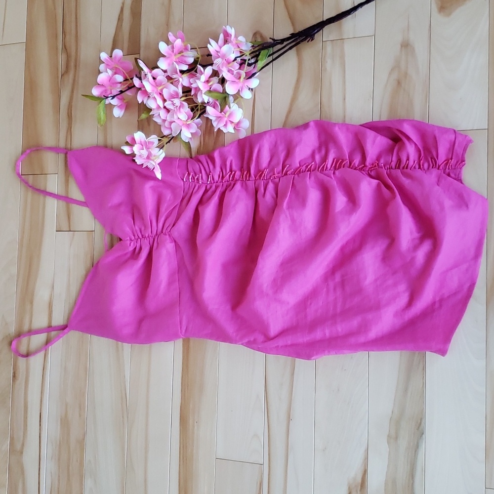 ZARA Linen blend mini dress